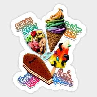 Summerween Flavors Sticker